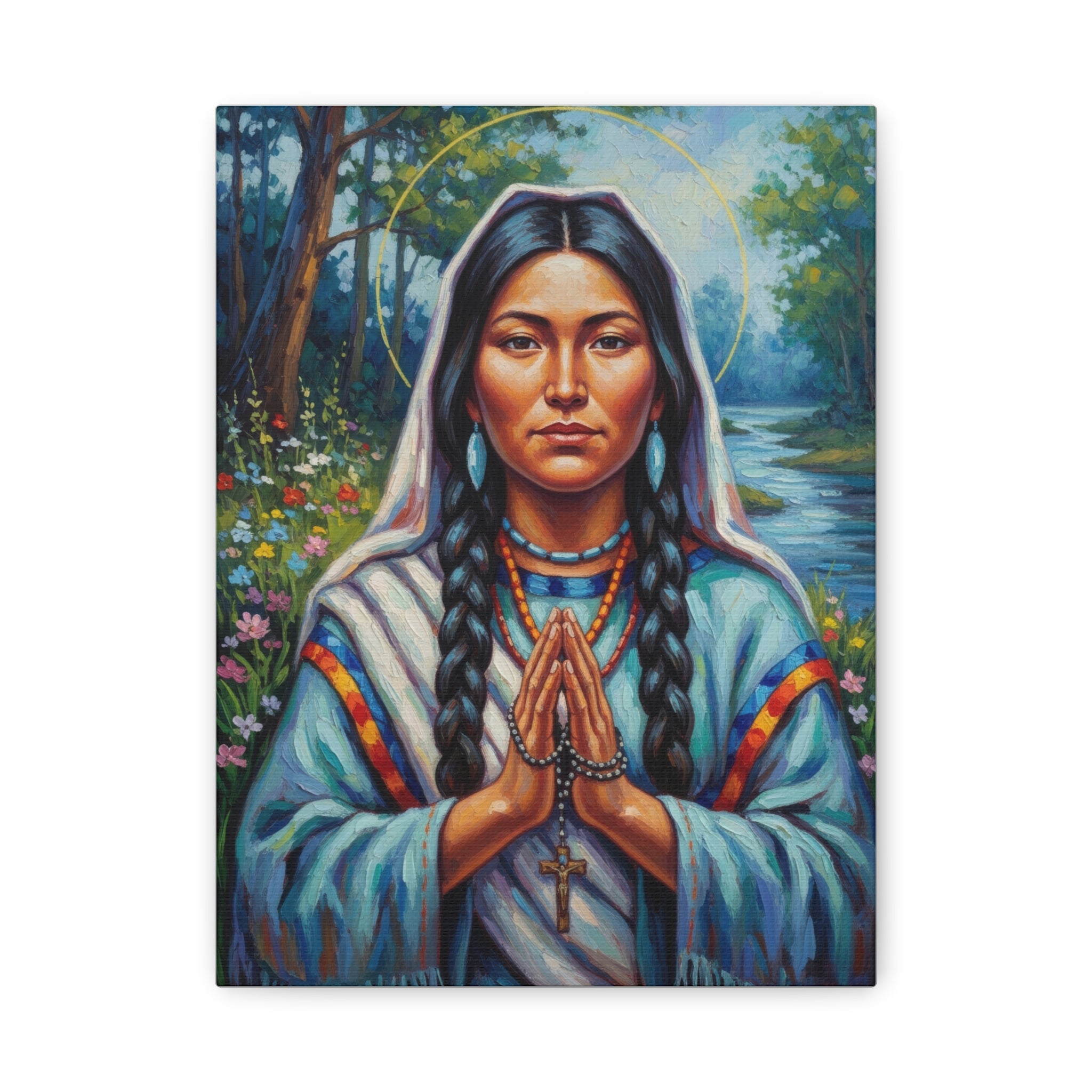 St. Kateri Tekakwitha - Canvas Gallery Wraps