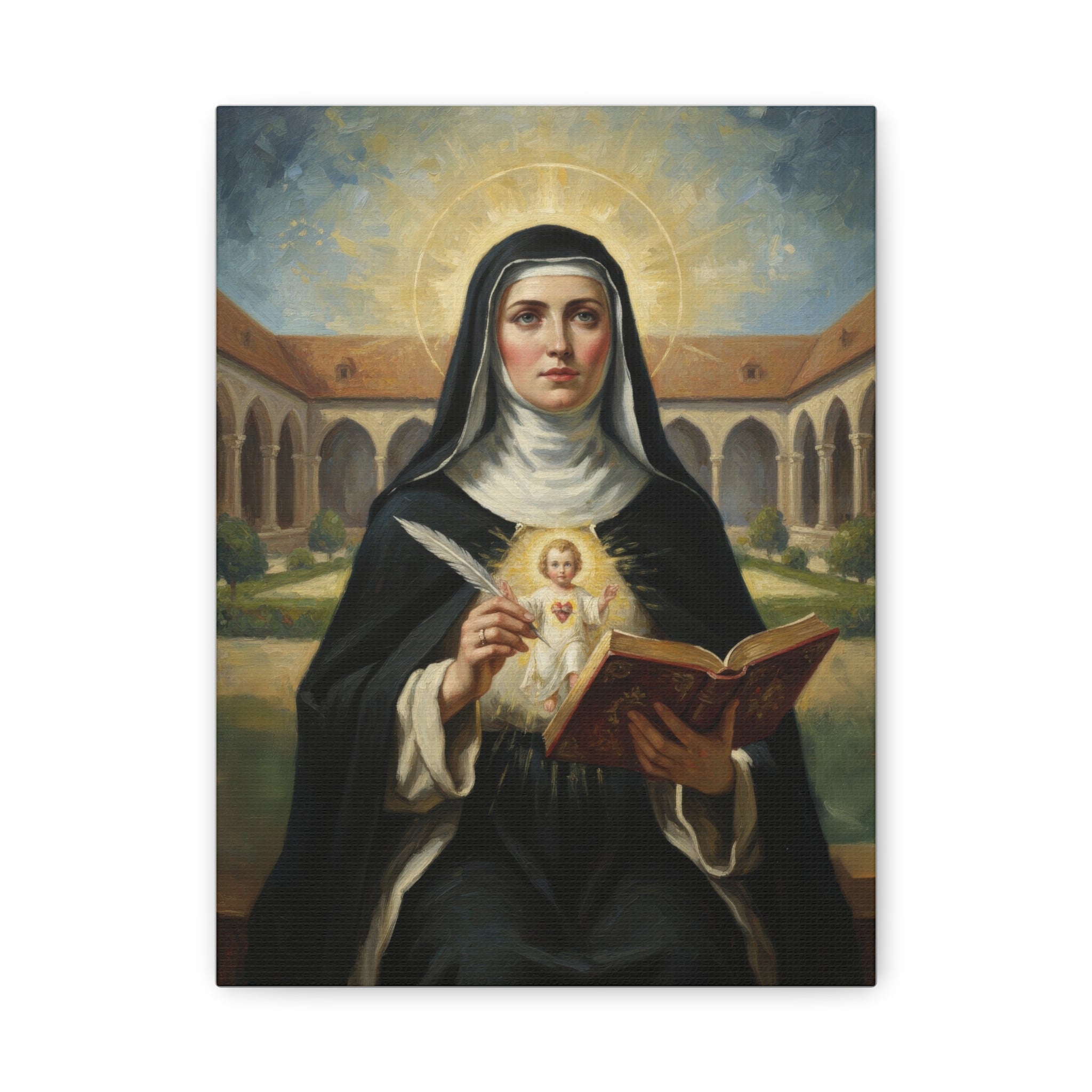 St. Gertrude The Great - Canvas Gallery Wraps