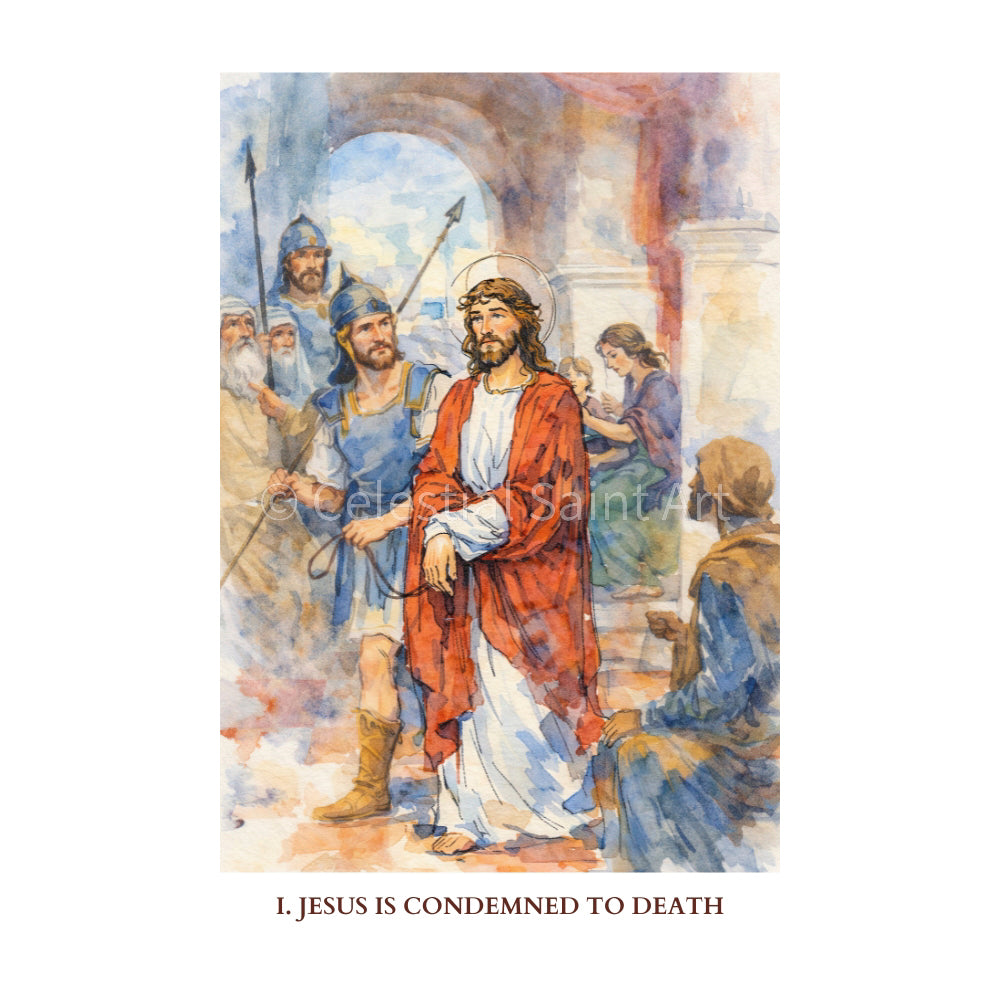 The Stations of the Cross - Digital Print Set | High Resolution | Instant Access | Easy Download