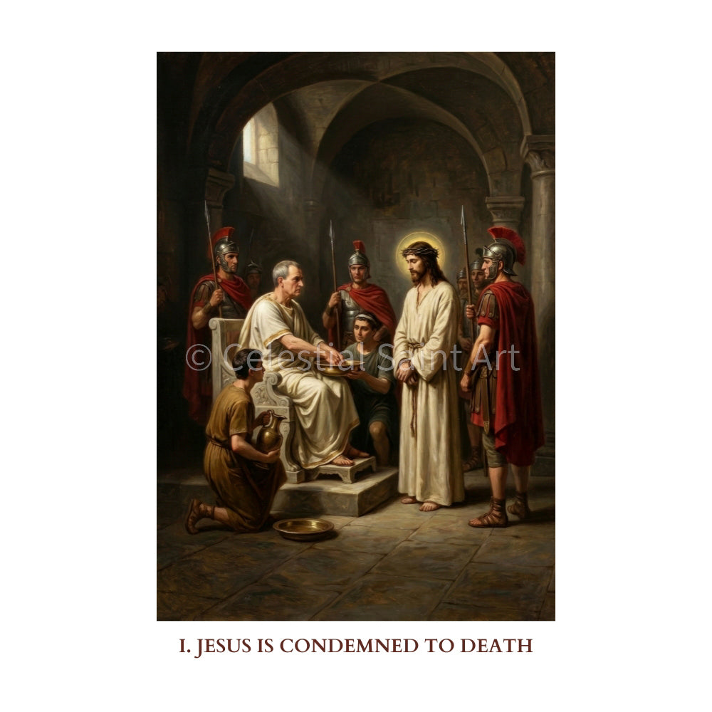 The Stations of the Cross - Digital Print Set | High Resolution | Instant Access | Easy Download
