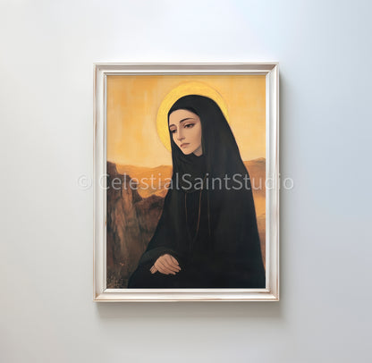 St. Rafqa - Digital Print