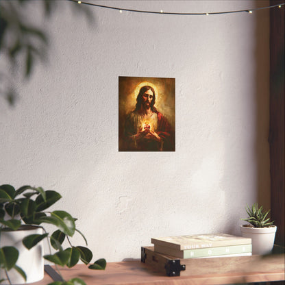 Sacred Heart of Jesus Matte Vertical Posters