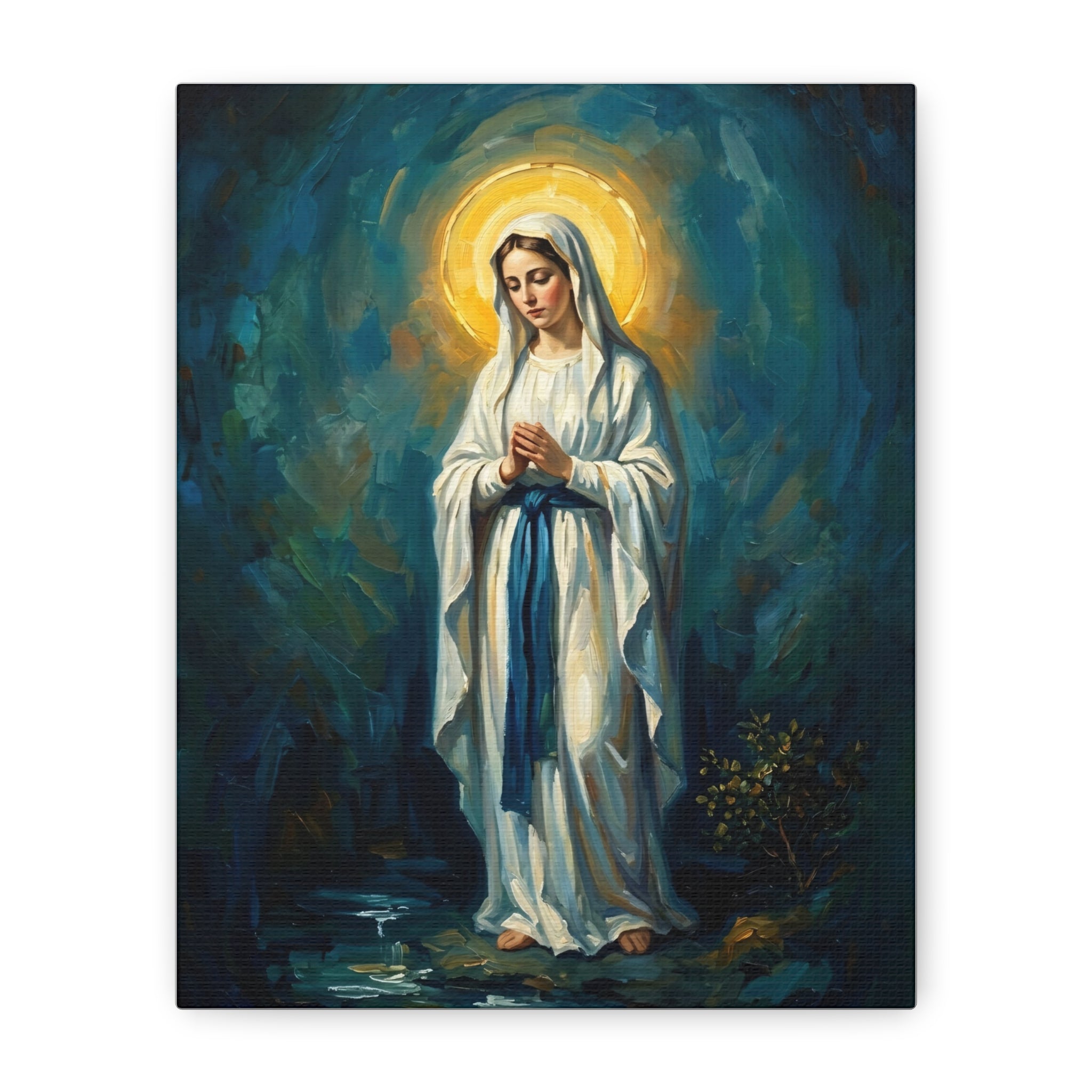 Our Lady Of Lourdes - Canvas Gallery Wraps