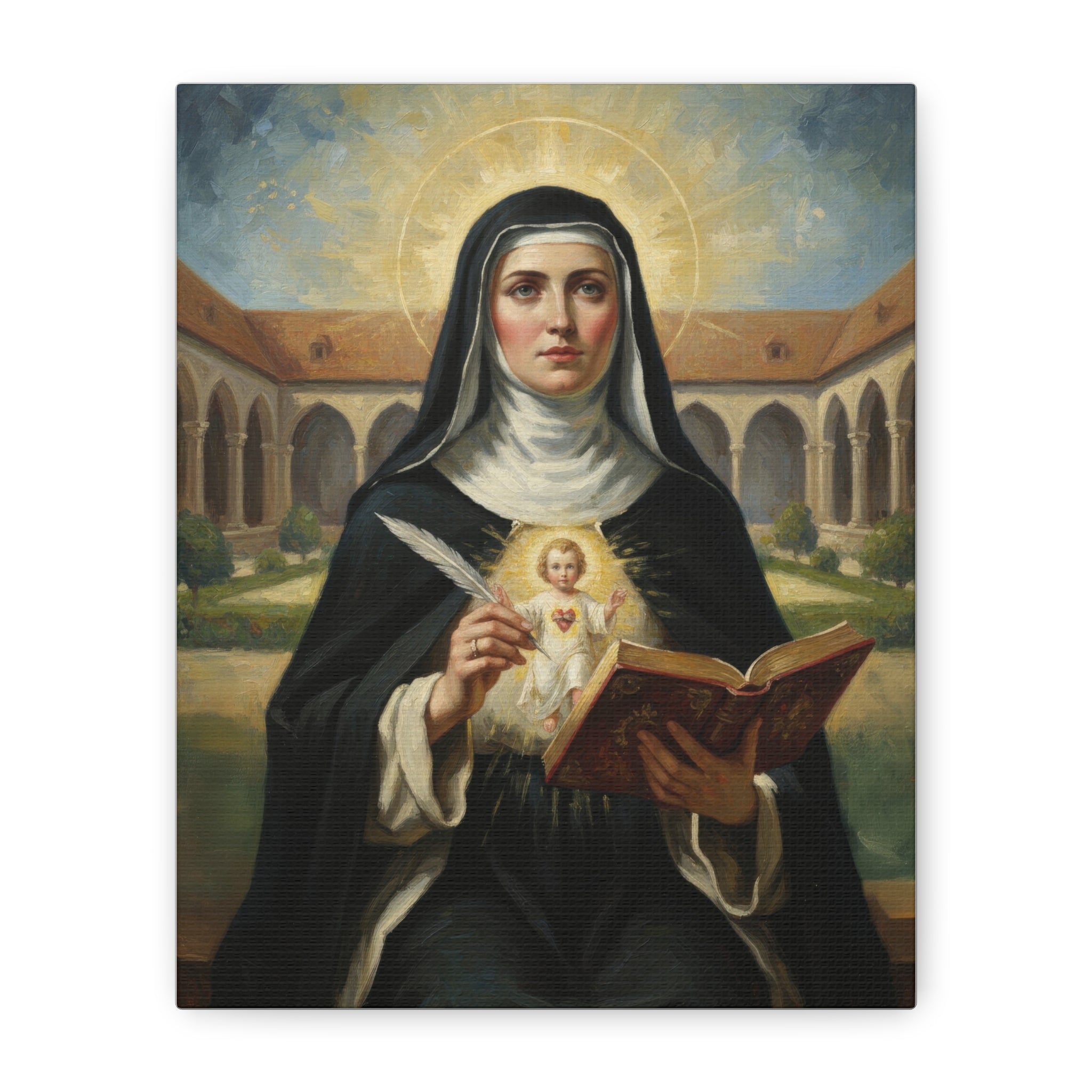 St. Gertrude The Great - Canvas Gallery Wraps
