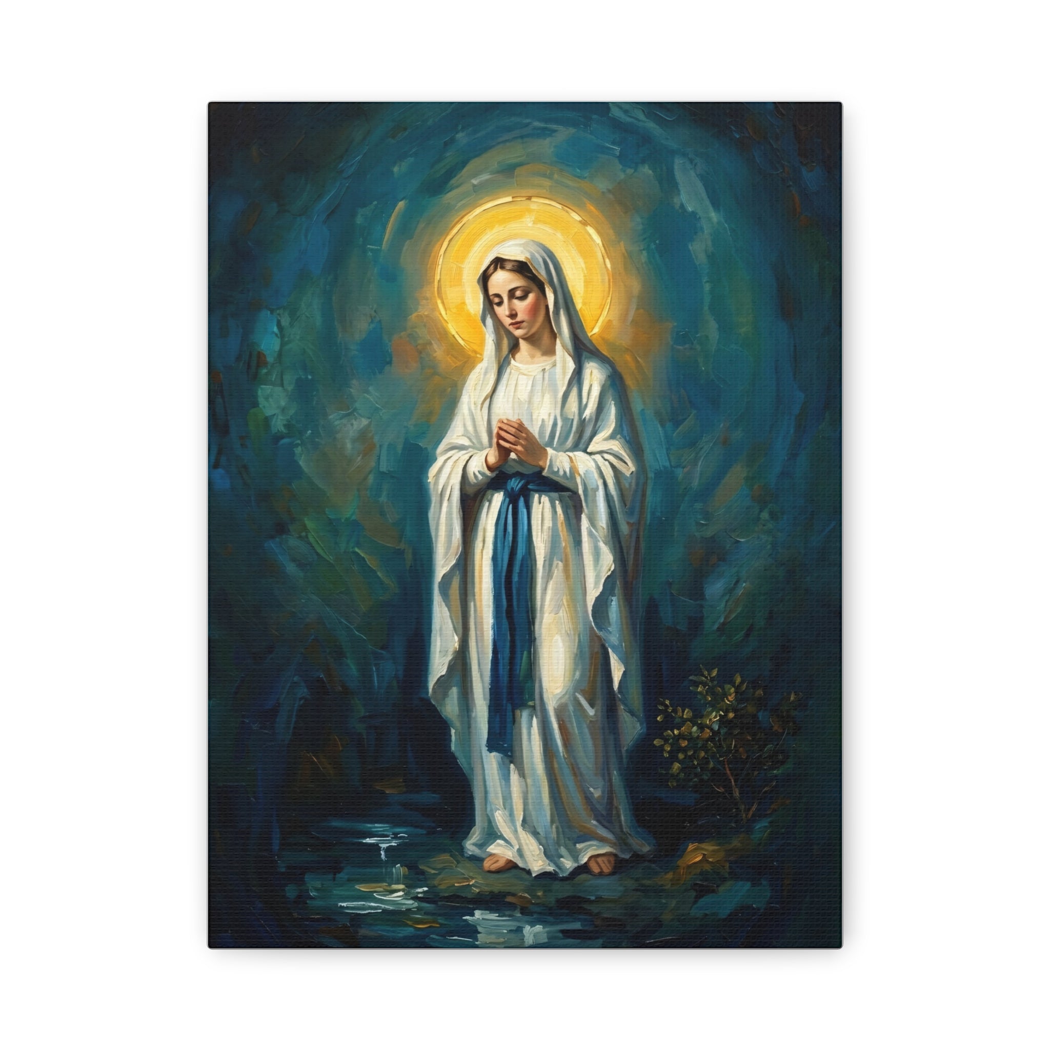 Our Lady Of Lourdes - Canvas Gallery Wraps