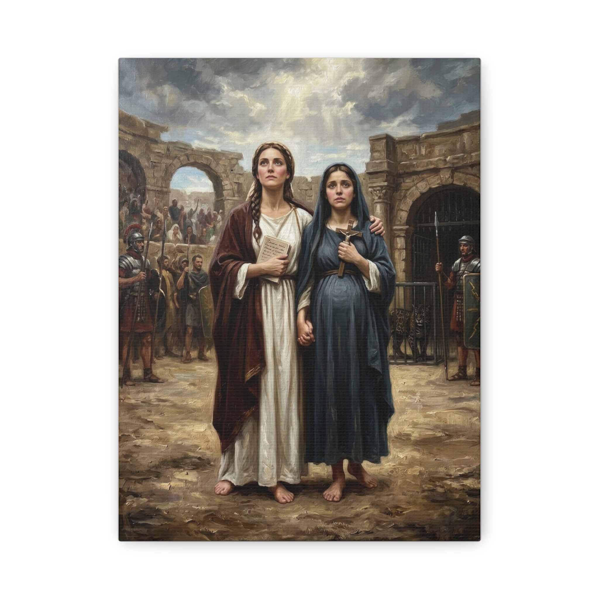 Sts. Perpetua And Felicity - Canvas Gallery Wraps