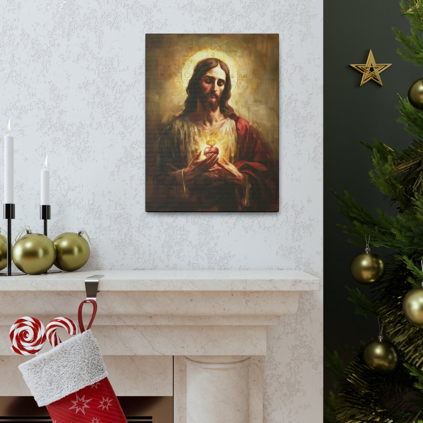 Sacred Heart of Jesus Canvas Gallery Wraps