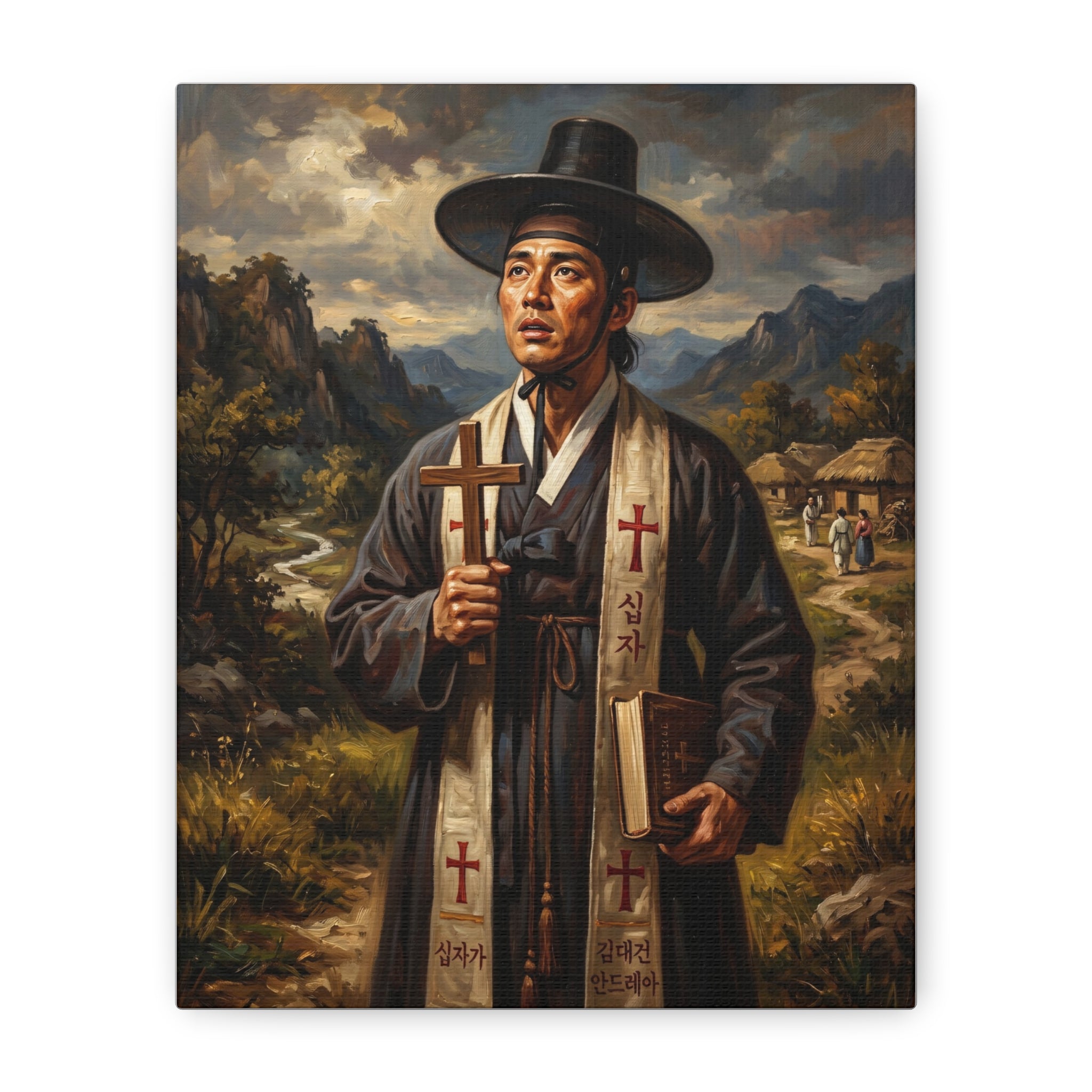St. Andrew Kim Taegon - Canvas Gallery Wraps