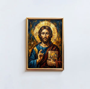 Christ Pantocrator - Digital Print | High Resolution | Instant Access | Easy Download