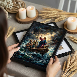 Jesus Calming The Storm - Digital Print | High Resolution | Instant Access | Easy Download