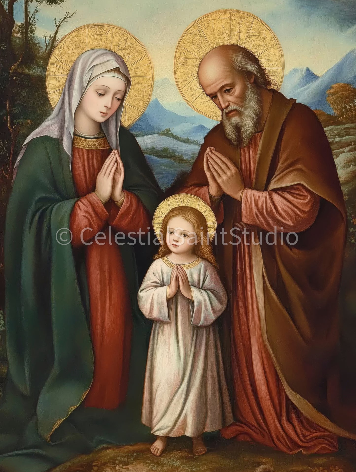 St. Joachim and Anne - Digital Print