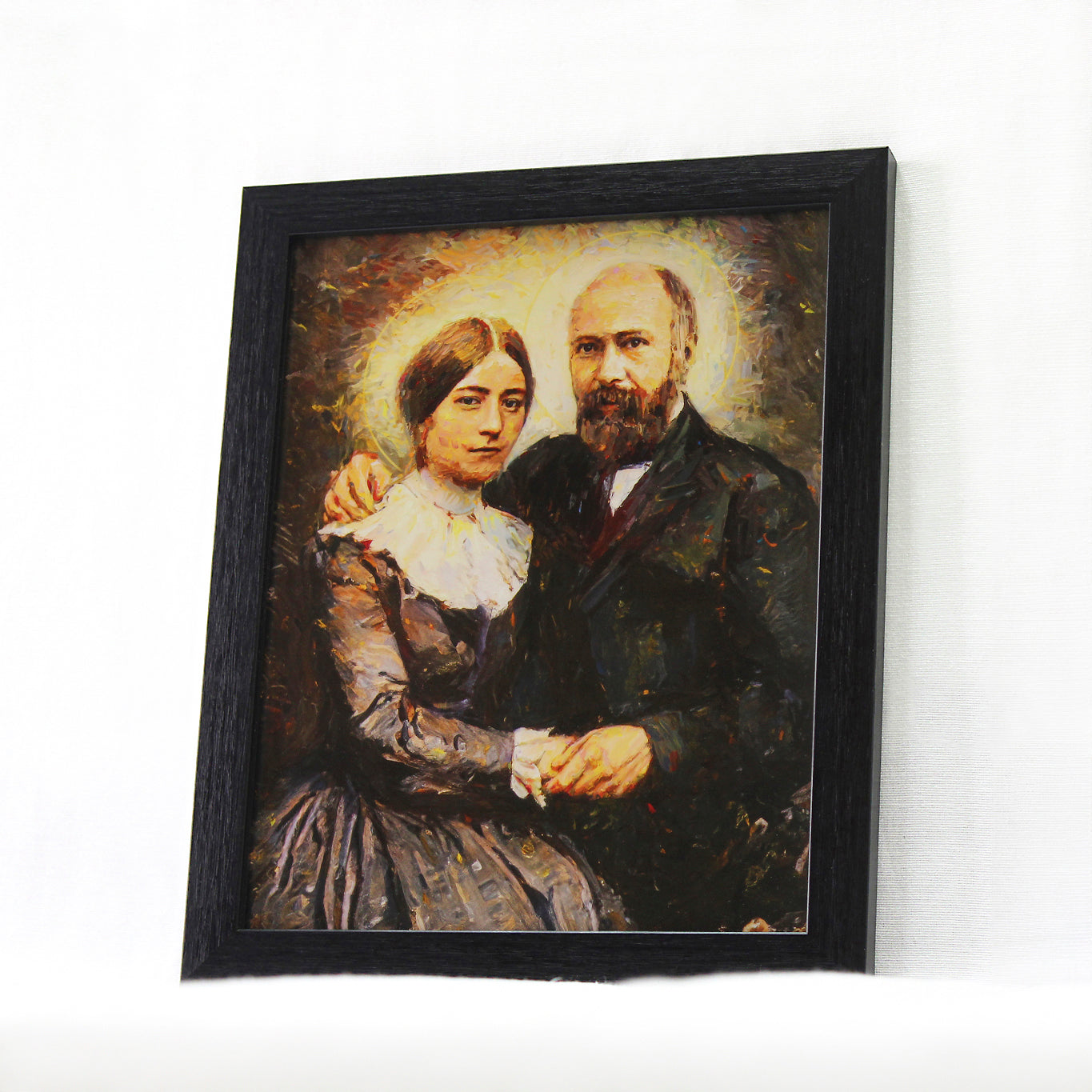 Saints Louis & Zelie Martin Framed Print