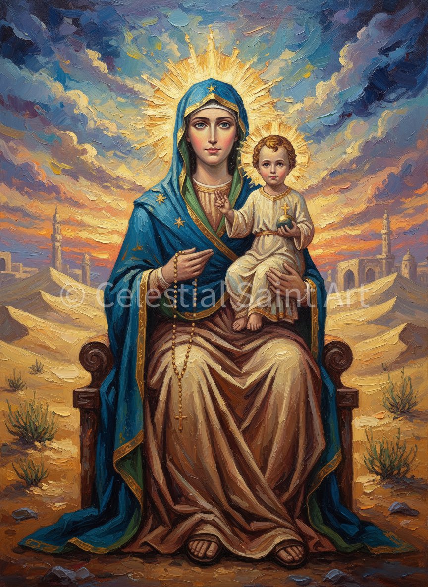Our Lady Of Arabia - Digital Print | High Resolution | Instant Access | Easy Download