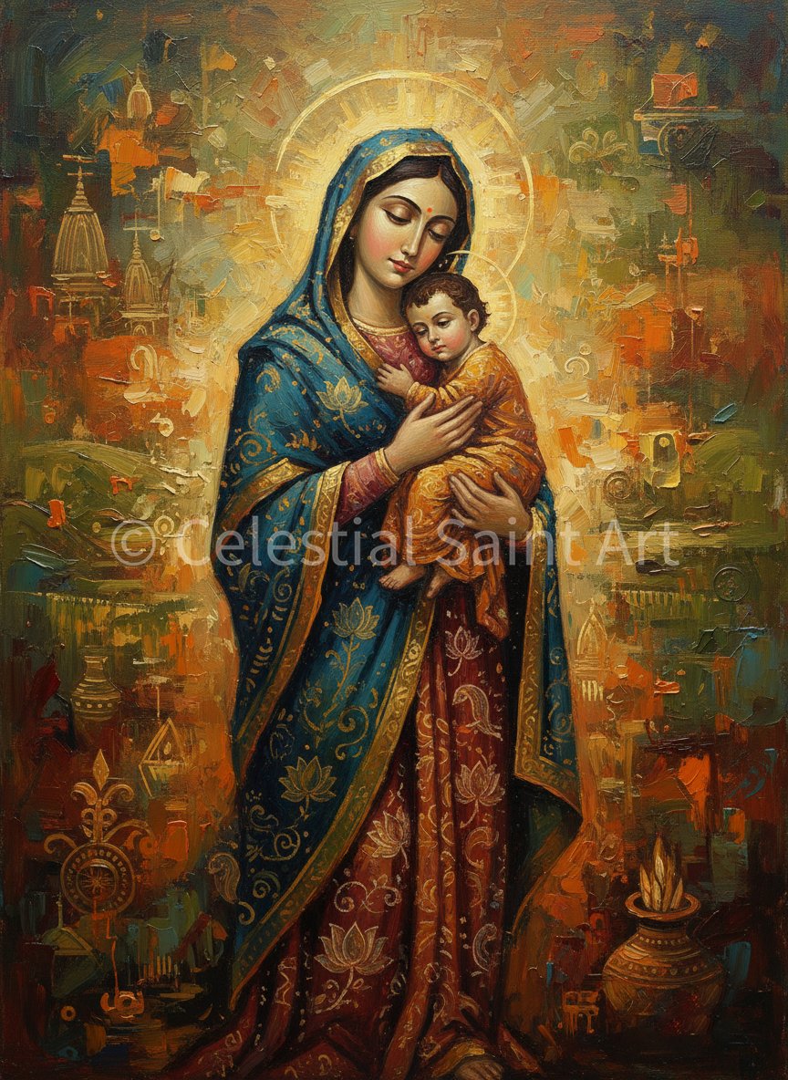 Our Lady Of Bangladesh - Digital Print | High Resolution | Instant Access | Easy Download