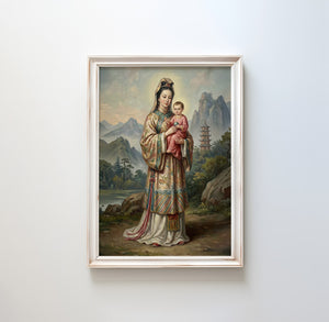 Our Lady Of China - Digital Print | High Resolution | Instant Access | Easy Download