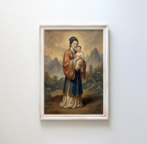 Our Lady Of China - Digital Print | High Resolution | Instant Access | Easy Download