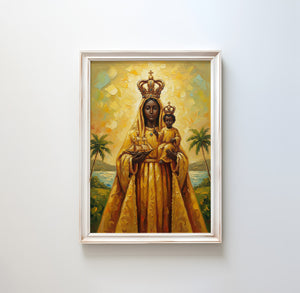 Our Lady Of Cuba (Caridad Del Cobre) - Digital Print | High Resolution | Instant Access | Easy Download