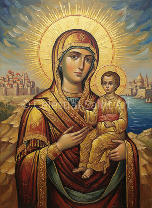 Our Lady Of Damascus - Digital Print | High Resolution | Instant Access | Easy Download