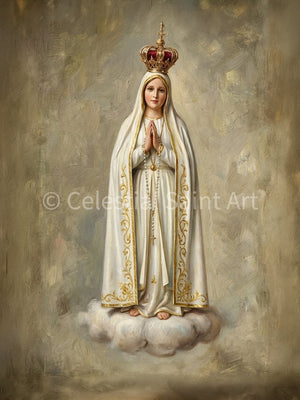 Our Lady Of Fatima - Digital Print | High Resolution | Instant Access | Easy Download