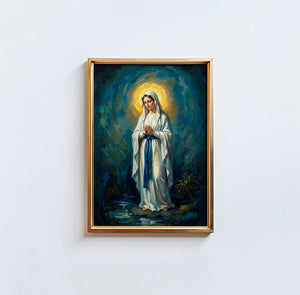 Our Lady Of Lourdes - Digital Print | High Resolution | Instant Access | Easy Download
