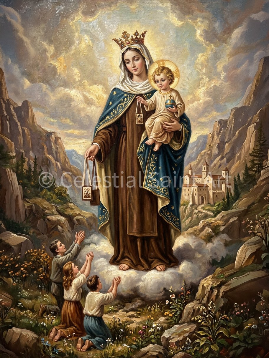 Our Lady Of Mt Carmel - Digital Print | High Resolution | Instant Access | Easy Download