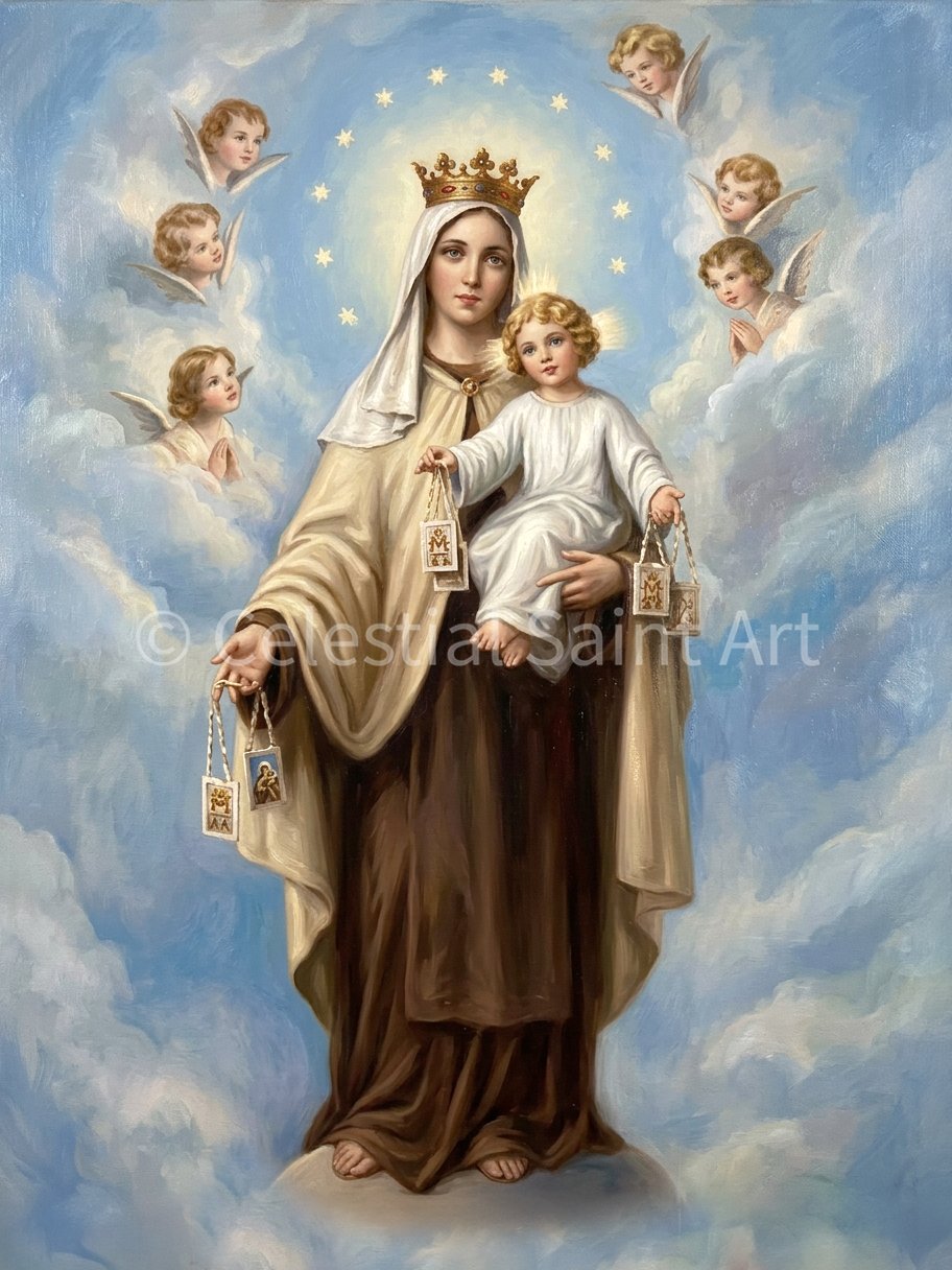 Our Lady Of Mt Carmel - Digital Print | High Resolution | Instant Access | Easy Download