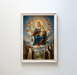 Our Lady Of Mt Carmel - Digital Print | High Resolution | Instant Access | Easy Download