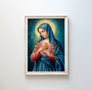 Our Lady Of Seven Sorrows - Digital Print | High Resolution | Instant Access | Easy Download