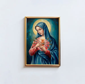 Our Lady Of Seven Sorrows - Digital Print | High Resolution | Instant Access | Easy Download
