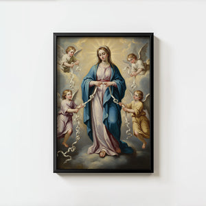 Our Lady Undoer Of Knots - Digital Print | High Resolution | Instant Access | Easy Download