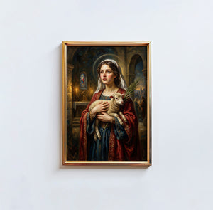 St. Agnes - Digital Print | High Resolution | Instant Access | Easy Download