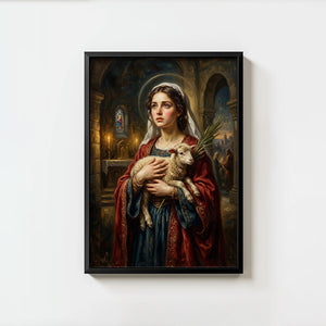 St. Agnes - Digital Print | High Resolution | Instant Access | Easy Download