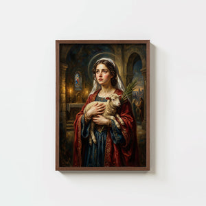 St. Agnes - Digital Print | High Resolution | Instant Access | Easy Download