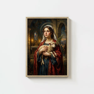 St. Agnes - Digital Print | High Resolution | Instant Access | Easy Download