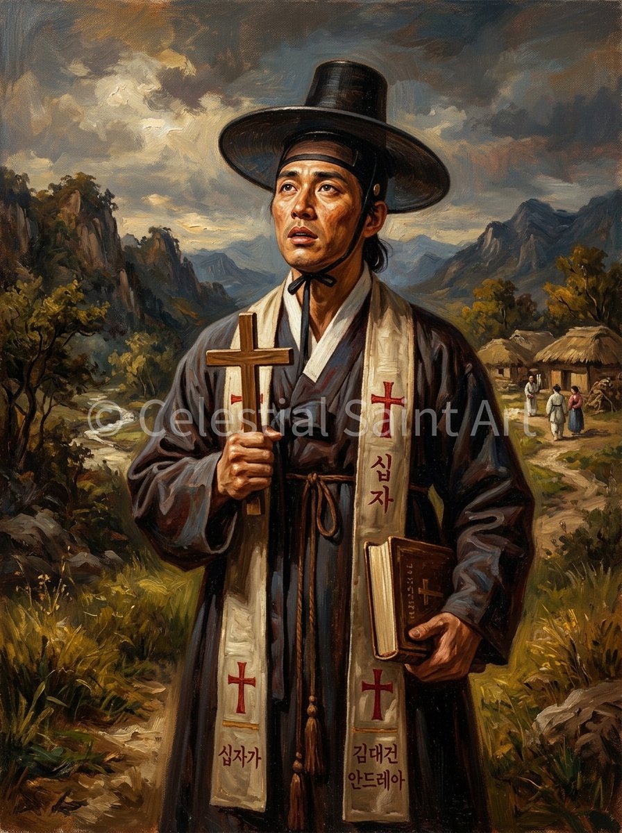 St. Andrew Kim Taegon - Digital Print | High Resolution | Instant Access | Easy Download