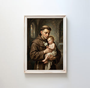 St. Anthony Of Padua - Digital Print | High Resolution | Instant Access | Easy Download
