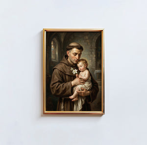 St. Anthony Of Padua - Digital Print | High Resolution | Instant Access | Easy Download