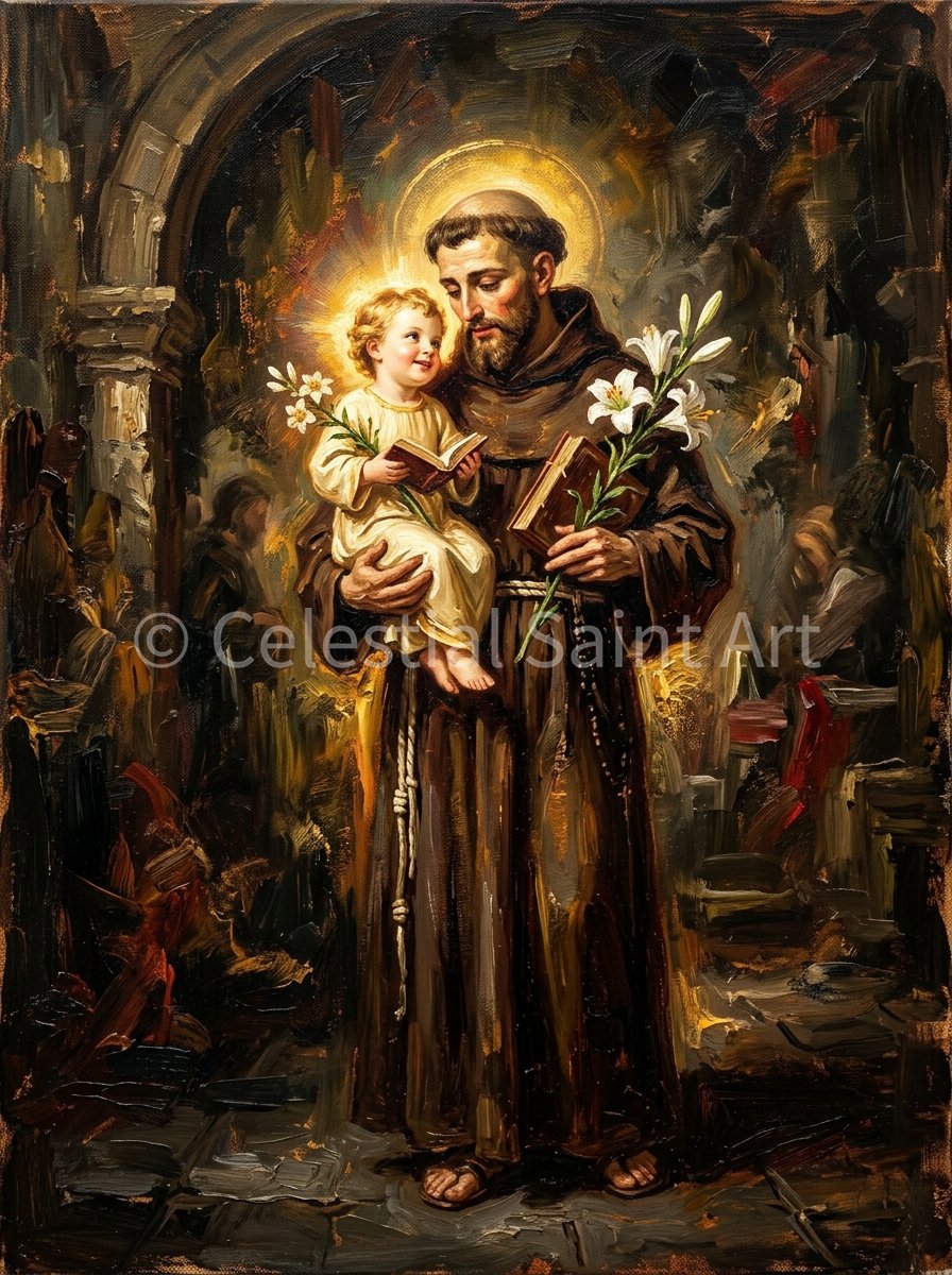 St. Anthony Of Padua - Digital Print | High Resolution | Instant Access | Easy Download