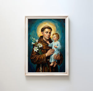 St. Anthony Of Padua - Digital Print | High Resolution | Instant Access | Easy Download