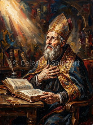 St. Augustine Of Hippo - Digital Print | High Resolution | Instant Access | Easy Download