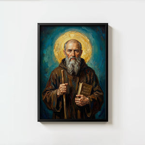 St. Benedict Of Nursia - Digital Print | High Resolution | Instant Access | Easy Download
