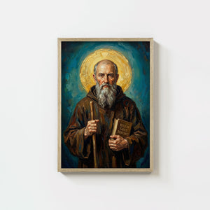 St. Benedict Of Nursia - Digital Print | High Resolution | Instant Access | Easy Download