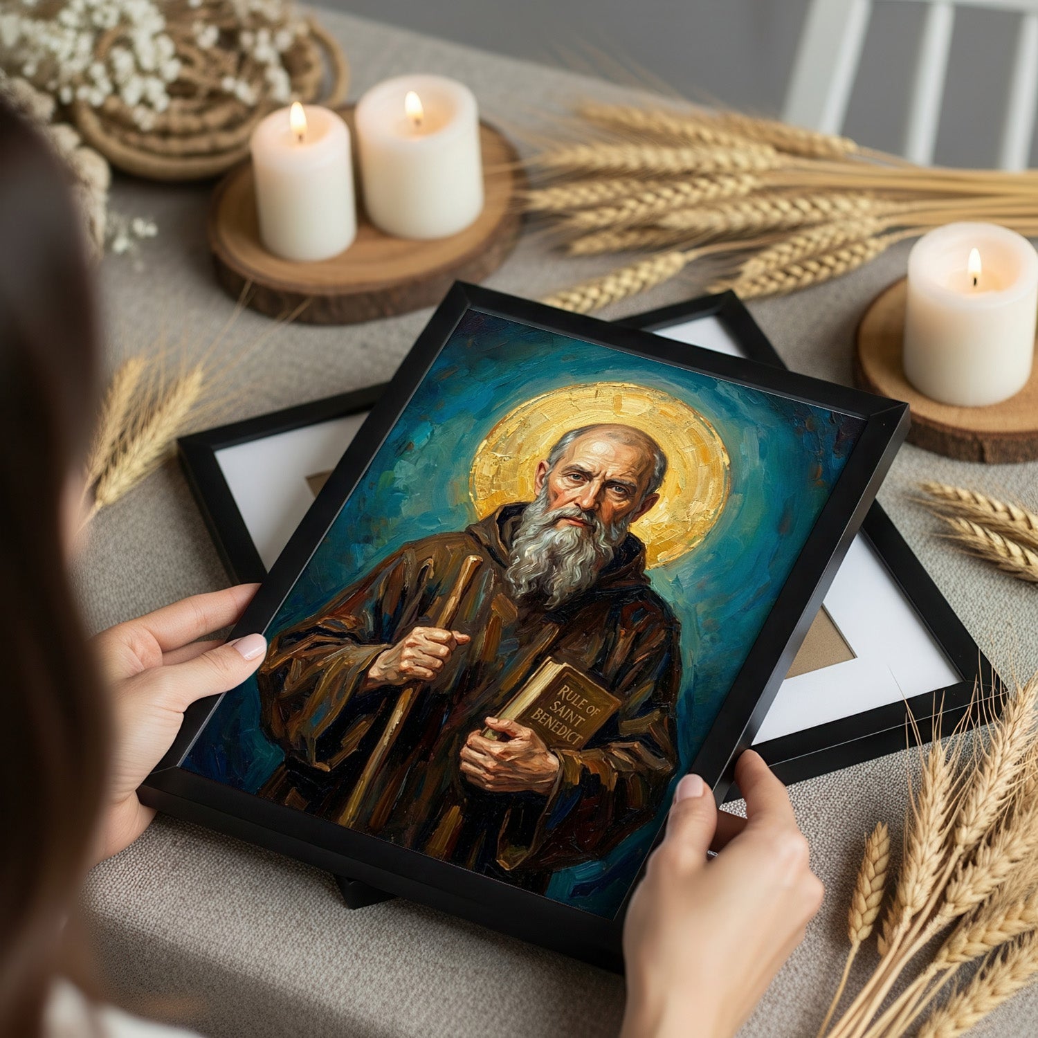 St. Benedict Of Nursia - Digital Print | High Resolution | Instant Access | Easy Download