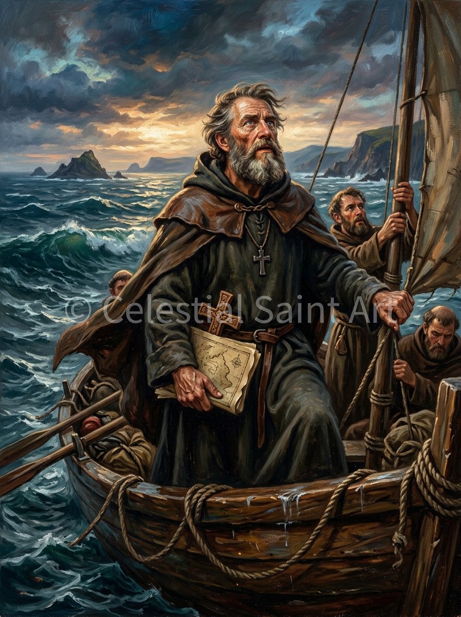 St. Brendan The Navigator - Digital Print | High Resolution | Instant Access | Easy Download
