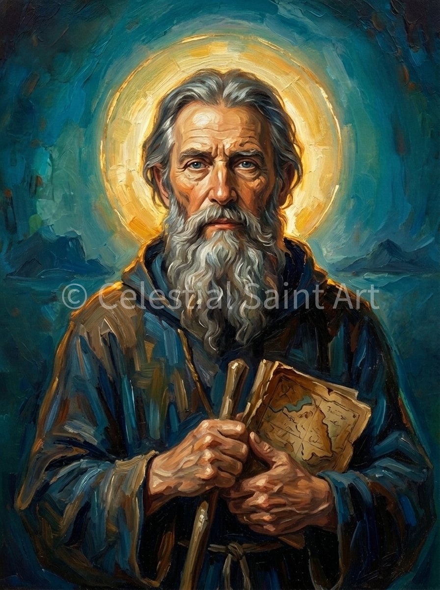 St. Brendan The Navigator - Digital Print | High Resolution | Instant Access | Easy Download