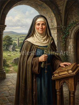 St. Brigid Of Kildare - Digital Print | High Resolution | Instant Access | Easy Download