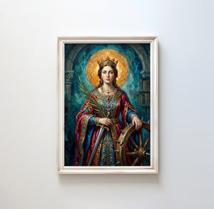 St. Catherine Of Alexandria - Digital Print | High Resolution | Instant Access | Easy Download