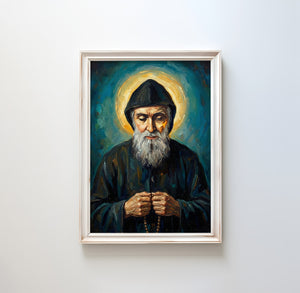 St. Charbel Makhlouf - Digital Print | High Resolution | Instant Access | Easy Download
