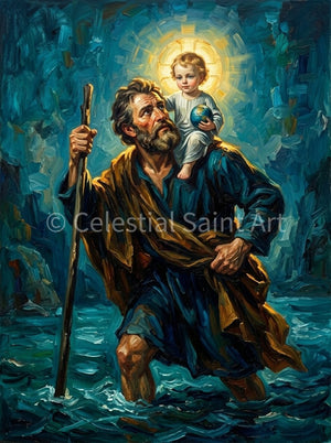 St. Christopher - Digital Print | High Resolution | Instant Access | Easy Download