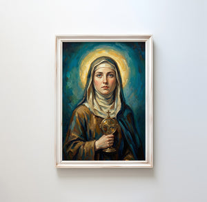 St. Clare Of Assisi - Digital Print | High Resolution | Instant Access | Easy Download
